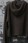 Mutedance 24 Autumn and Winter Hooded Cashmere Sweater MD-MD24FW134-BROWN MD24FW133 MD24FW134
